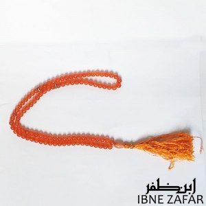 100 3mm Beads Red Aqeeq Tasbih / Prayer Beads TS-60